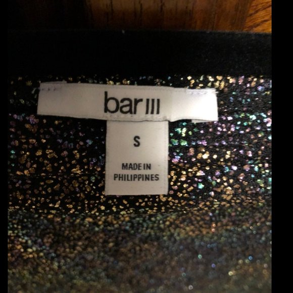 Macys Bar 111  multi color off shoulder top - Picture 4 of 5